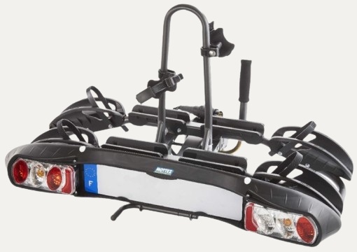 Présentation principale du porte-vélo pour attelage Mottez Zeus V2