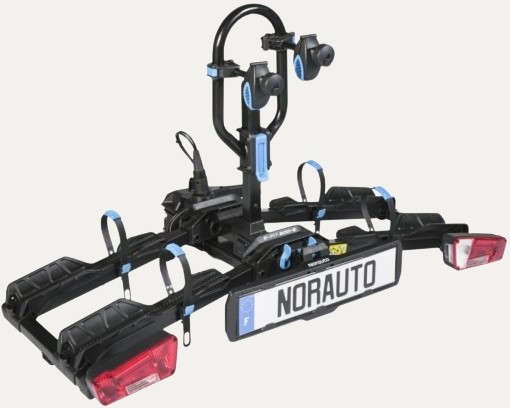 Meilleur porte-vélo électrique attelage Norauto E-Fit 200-2 pour 2 vélos électriques