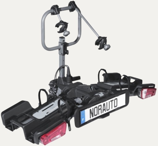 Meilleur porte-vélo attelage Norauto E-Fit 300-2 vélos électriques