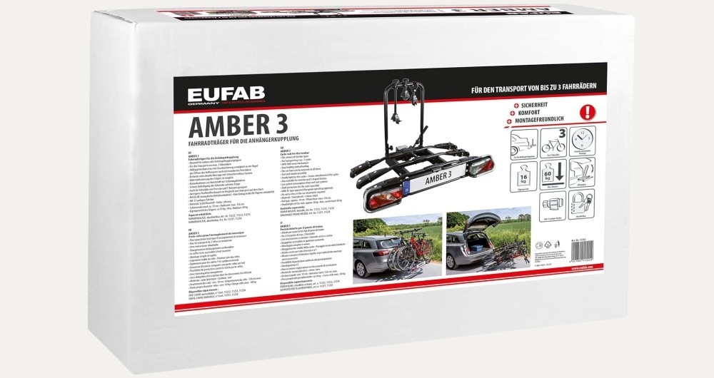Présentation de l'Eufab Amber 3 dans son carton avant unboxing